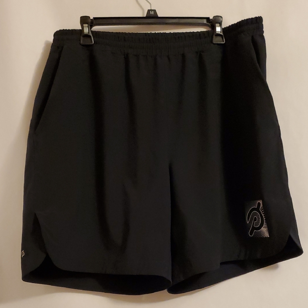 Peloton Black Women's Athletic Shorts with Side Pockets
